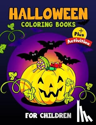 Tiny Cactus Publishing - Halloween Coloring Books for Children Plus Activities: Activity Book for Preschoolers, Toddlers, Children Ages 4-8, 5-12, Boy, Girls