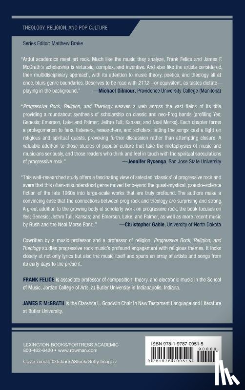 Felice, Frank, McGrath, James F. - Progressive Rock, Religion, and Theology