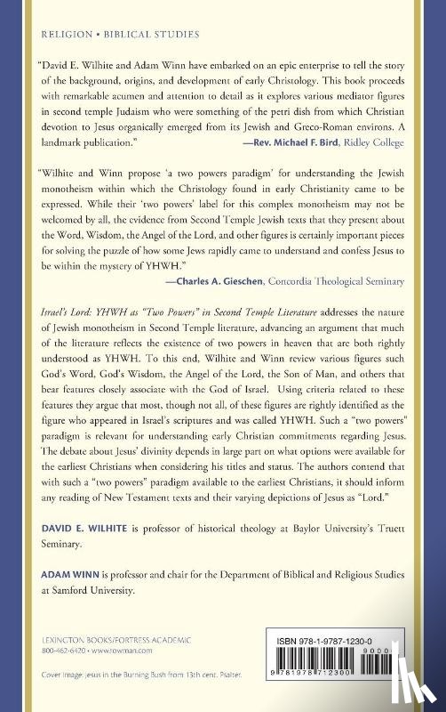 Wilhite, David E., Winn, Adam - Israel’s Lord