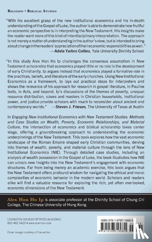 Ip, Alex Hon Ho - Engaging New Institutional Economics with New Testament Studies