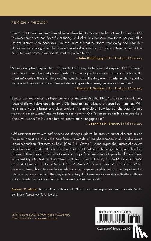 Mann, Steven T. - Old Testament Narratives and Speech Act Theory