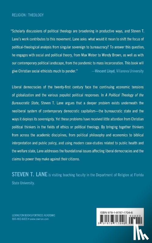 Lane, Steven T. - A Political Theology of the Bureaucratic State