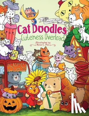 Storytroll - Cat Doodles Cuteness Overload Coloring Book for Adults and Kids: A Cute and Fun Animal Coloring Book for All Ages