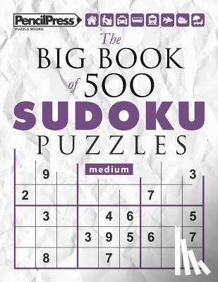 Books, Sudoku Puzzle - The Big Book of 500 Sudoku Puzzles Medium (with answers)