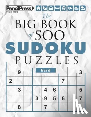 Books, Sudoku Puzzle - The Big Book of 500 Sudoku Puzzles Hard (with answers)