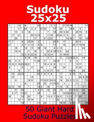 James, Jacob - Sudoku 25x25 50 Giant Hard Sudoku Puzzles