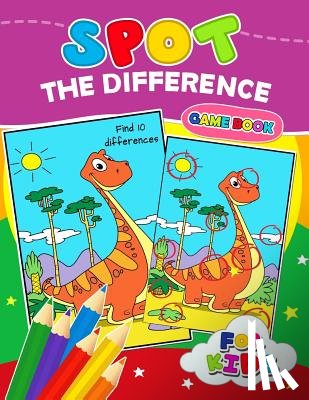 Preschool Learning Activity Designer - Spot The Difference Game book for kids: Coloring Puzzles Activity Book for Boy, Girls, Kids Ages 2-4,3-5,4-8