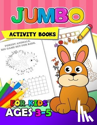 Preschool Learning Activity Designer - Jumbo Activity books for kids ages 3-5: Activity Book for Boy, Girls, Kids Ages 2-4,3-5,4-8 Game Mazes, Coloring, Crosswords, Dot to Dot, Matching, Co