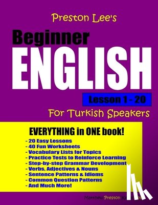 Preston, Matthew - Preston Lee's Beginner English Lesson 1 - 20 For Turkish Speakers