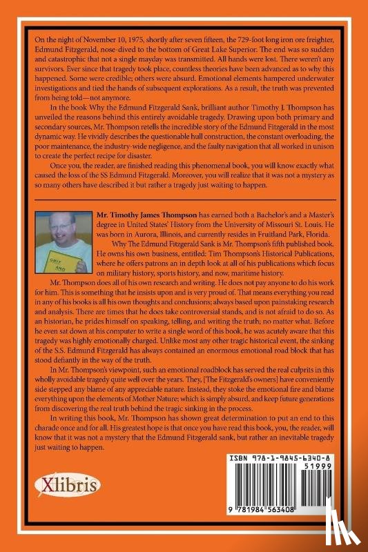 Thompson Ma, Timothy J - Why the Edmund Fitzgerald Sank