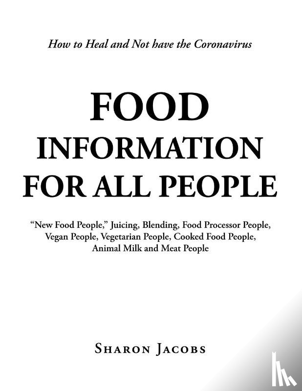 Jacobs, Sharon - Food Information for All People