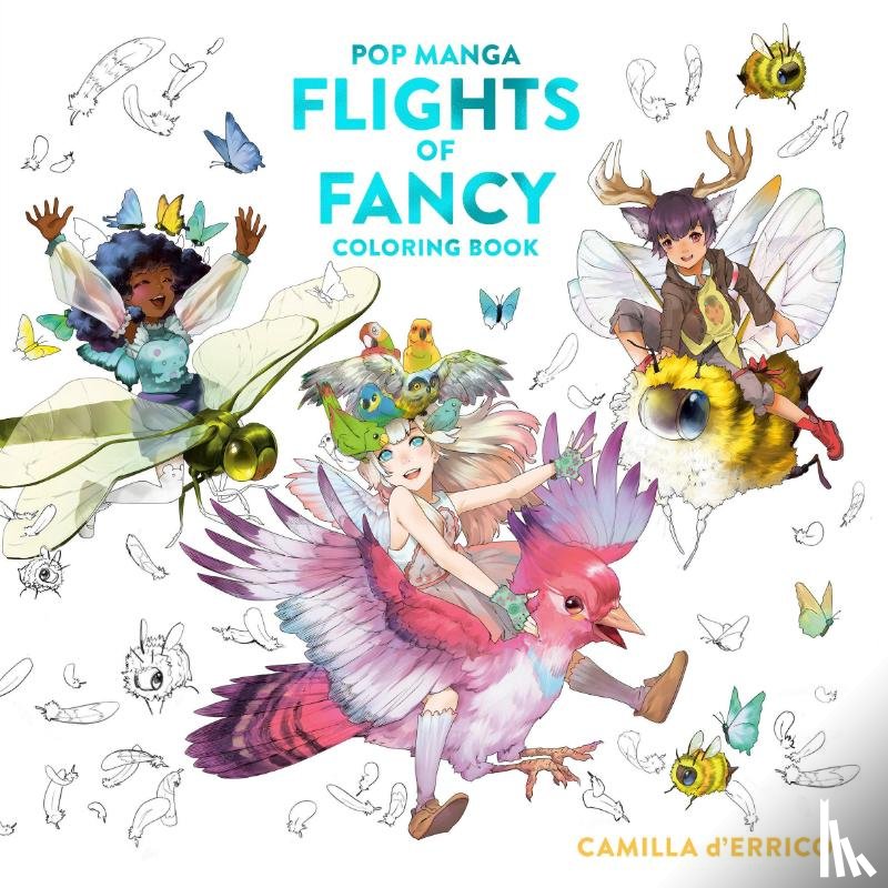 D'Errico, Camilla - Pop Manga Flights of Fancy Coloring Book
