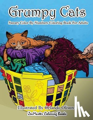 Zenmaster Coloring Books - Sweary Color By Numbers Coloring Book for Adults