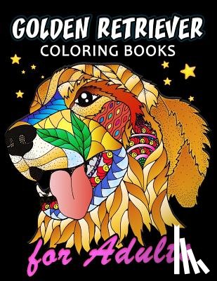 Kodomo Publishing - Golden Retriever Coloring Book for ADULTS: Dog and Puppy Coloring Book Easy, Fun, Beautiful Coloring Pages