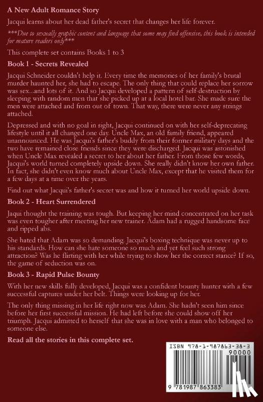 Coxwell, Carla - Obsessed Bounty Hunter Romance Series - Books 1 to 3