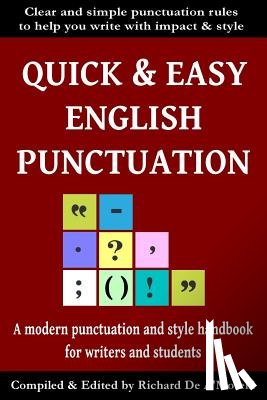 De A'Morelli, Richard - Quick & Easy English Punctuation