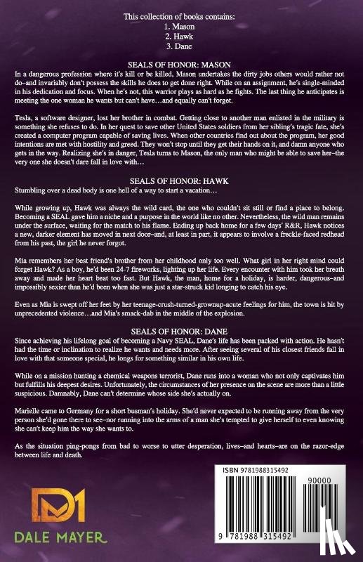 Mayer, Dale - SEALs of Honor Books 1-3