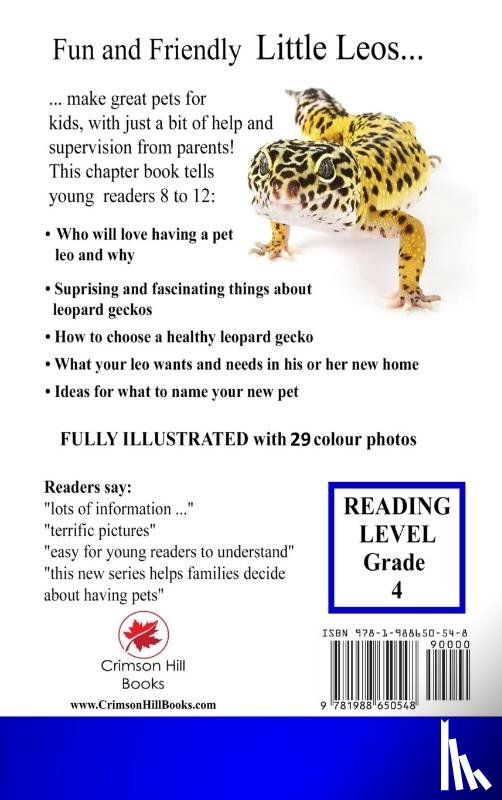 Johnson, Jacquelyn Elnor - I Want A Leopard Gecko