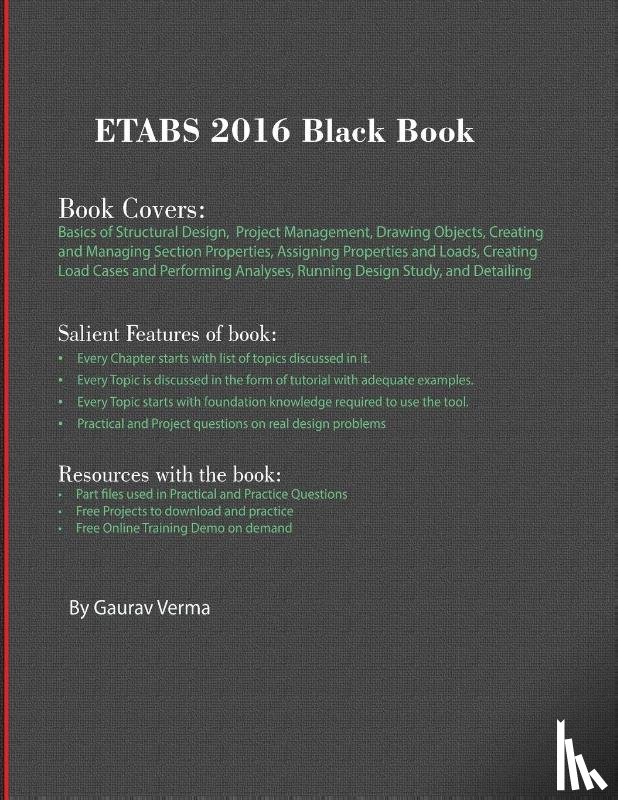 Verma, Gaurav - ETABS 2016 Black Book
