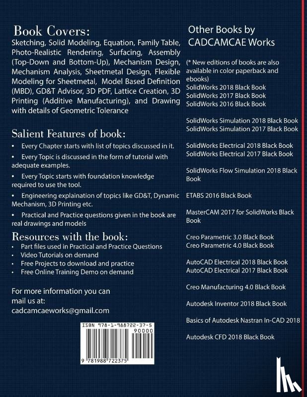 Verma, Gaurav, Weber, Matt - Creo Parametric 5.0 Black Book (Colored)