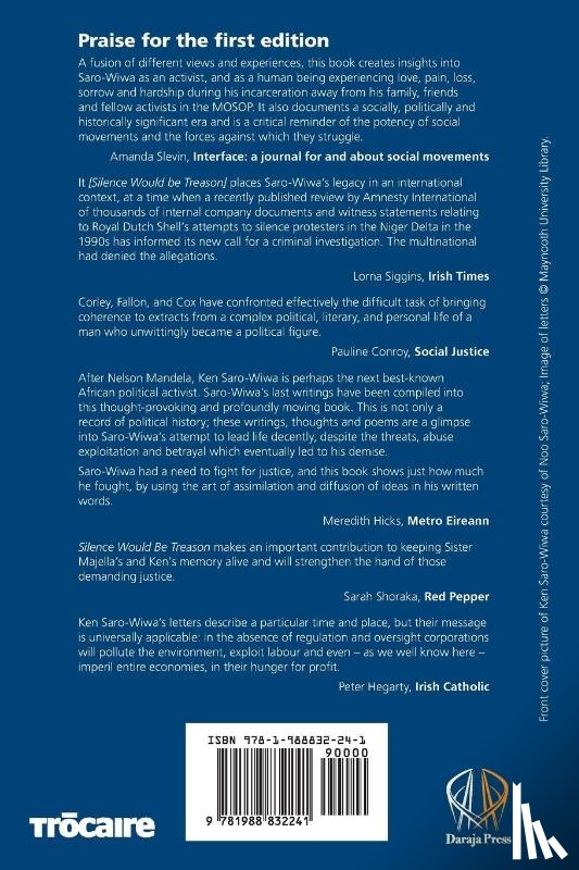 Saro-Wiwa, Ken - Silence Would Be Treason