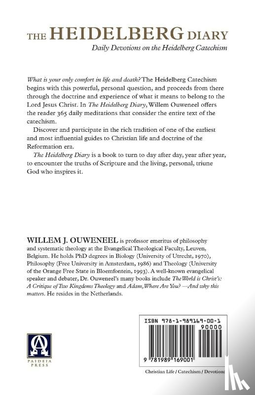 Ouweneel, Willem J - The Heidelberg Diary