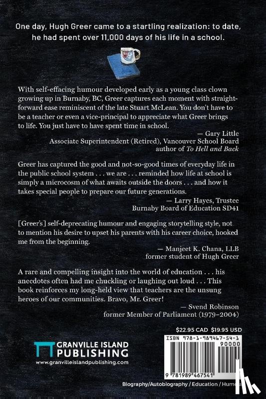 Greer, Hugh - 11,000 Days at School