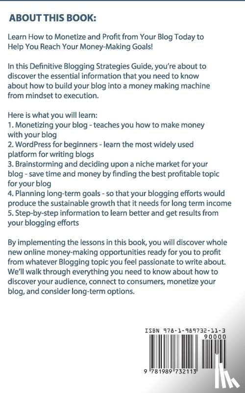 Russell, Daren H - Blogging for Profit