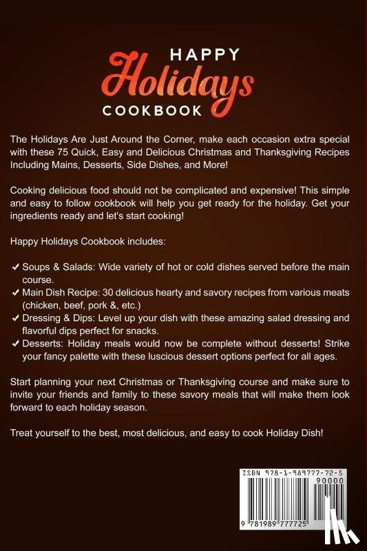 Oliver, Lindsey - Happy Holidays Cookbook