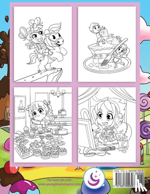 Young Dreamers Press - Chibi Girls Coloring Book