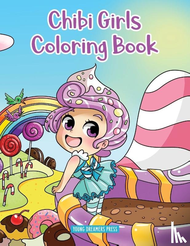 Young Dreamers Press - Chibi Girls Coloring Book