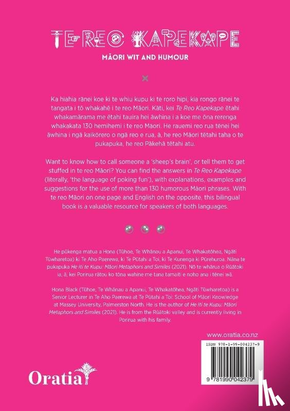 Black, Hona - Te Reo Kapekape