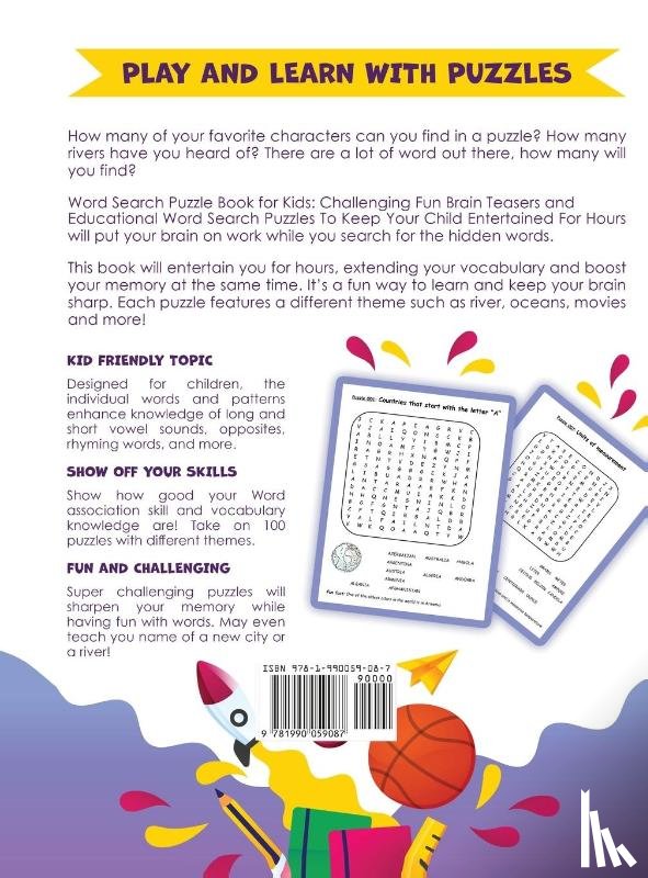 Hoffman, Becky - Word Search Puzzle Book For Kids