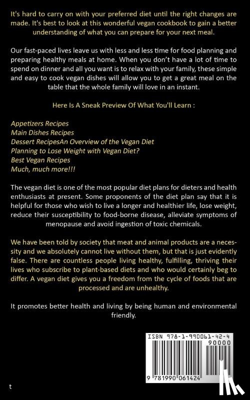 Santana, Gloria - Vegan Diet
