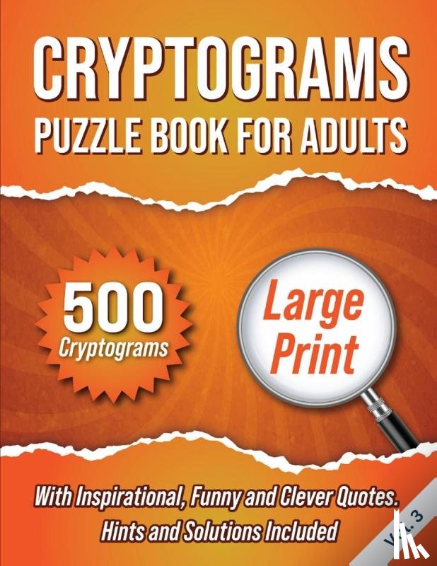 Wordsmith Publishing - Cryptograms Puzzle Book For Adults