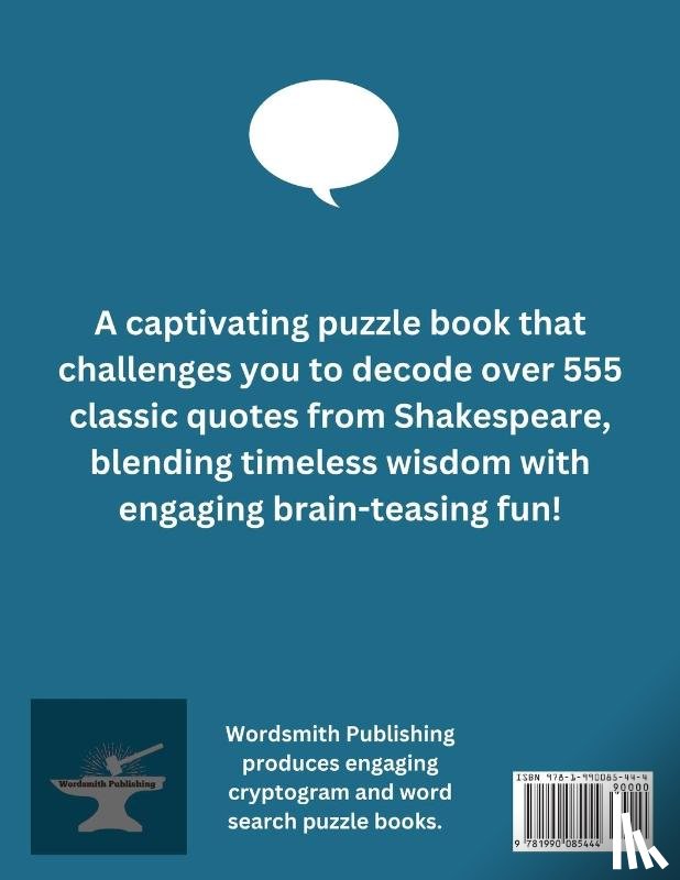 Wordsmith Publishing - 555+ Cryptograms For Adults Large Print