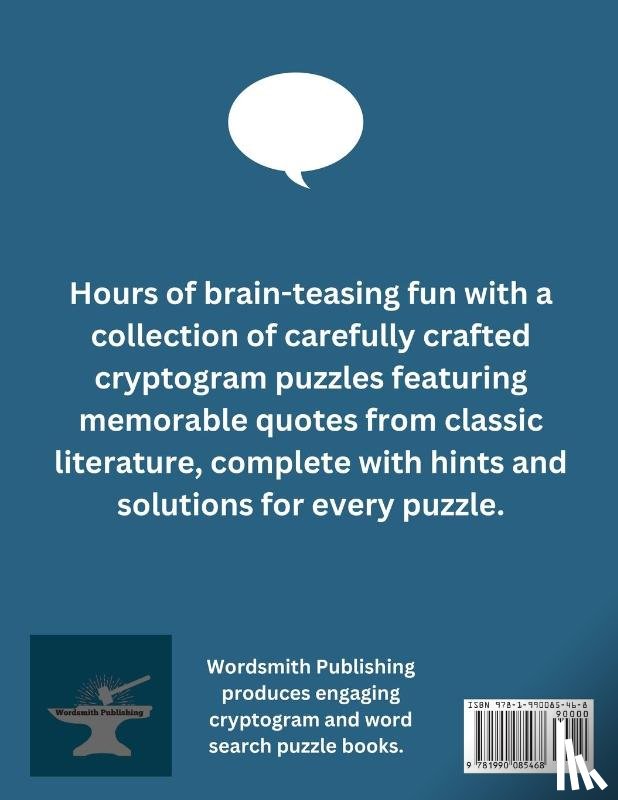 Wordsmith Publishing - 600 Cryptogram Puzzles Large Print Vol. 2