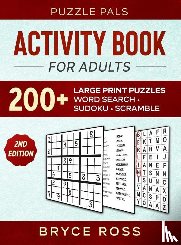 Puzzle Pals, Pals, Bryce Ross, Ross - Activity Book For Adults