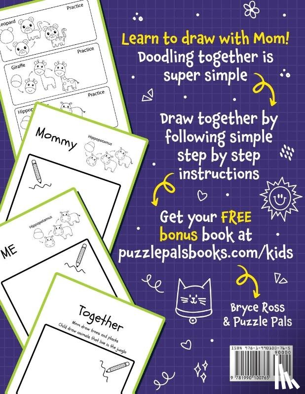 Pals, Puzzle, Ross, Bryce - Drawing With Mom
