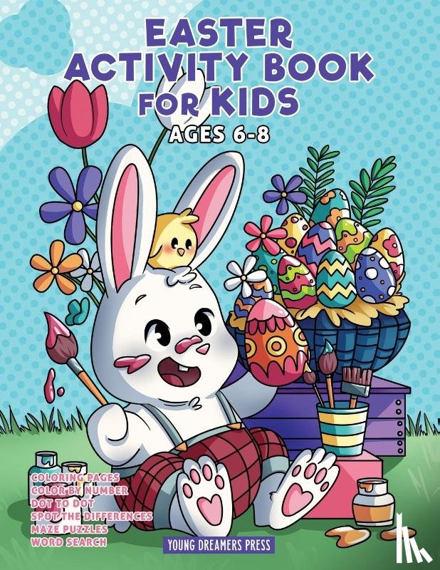 Young Dreamers Press - Easter Activity Book for Kids Ages 6-8