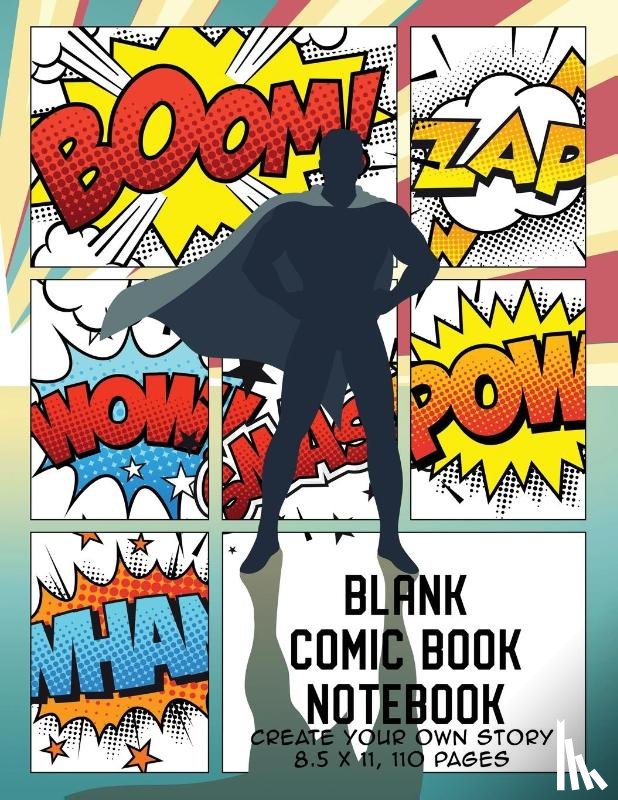 The Whodunit Creative Design - Blank Comic Book Notebook
