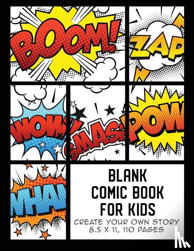 The Whodunit Creative Design - Blank Comic Book for Kids