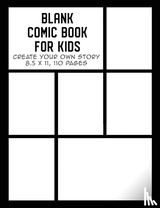 The Whodunit Creative Design - Blank Comic Book for Kids