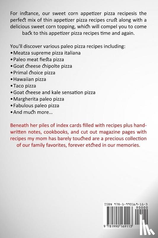 Singleton, Lucille - Pizza Cookbook