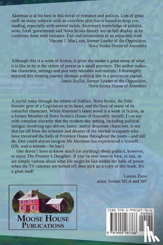 Akerman, Jeremy - The Premier's Daughter