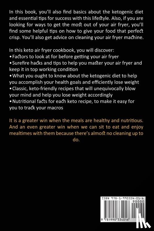Parks, Patricia - Keto Air Fryer Cookbook