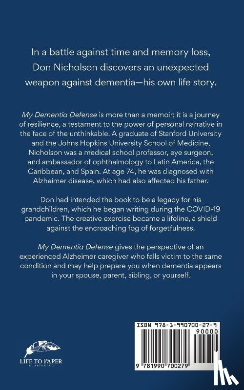 Nicholson, Don - My Dementia Defense