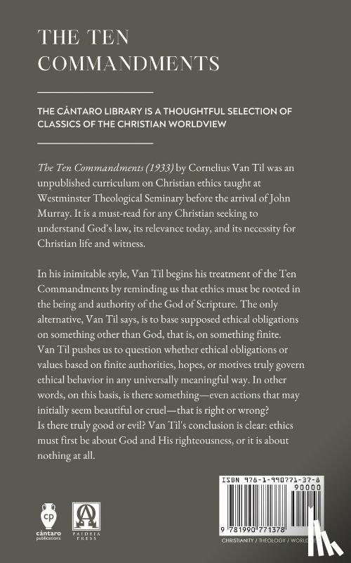 Til, Cornelius Van - The Ten Commandments