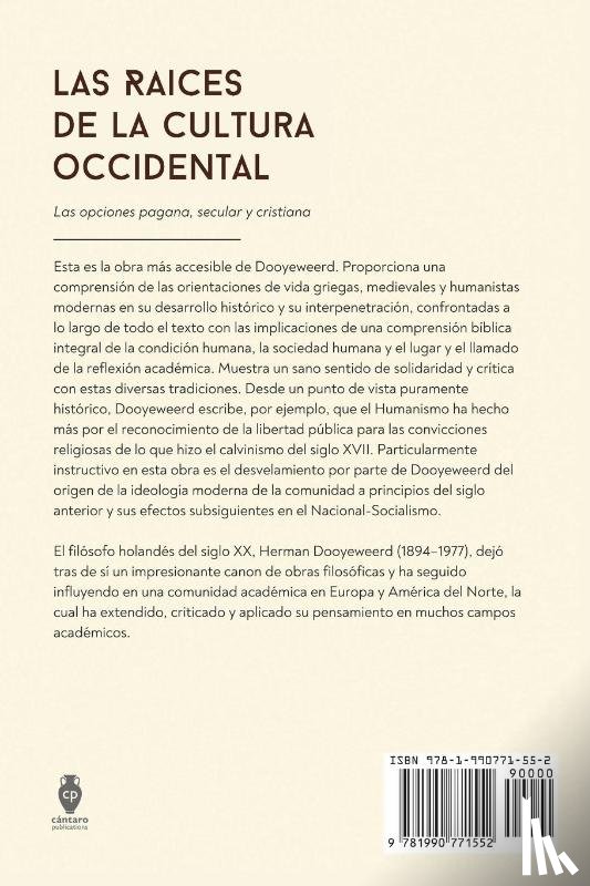 Dooyeweerd, Herman - Las Raices de la cultura occidental