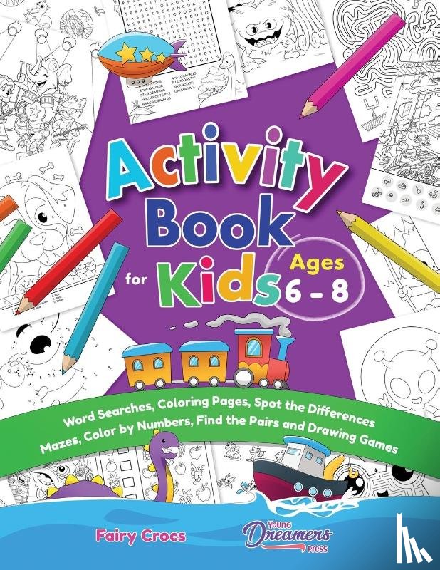 Young Dreamers Press - Activity Book for Kids Ages 6-8